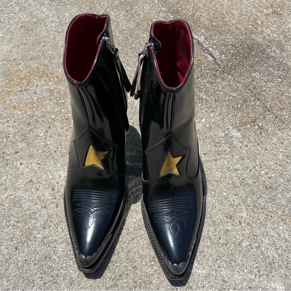 Golden Goose Black Nora Leather Cowboys boots - Picture 4 of 13